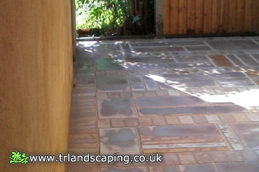 Constructed Pavement to Rear Access of House